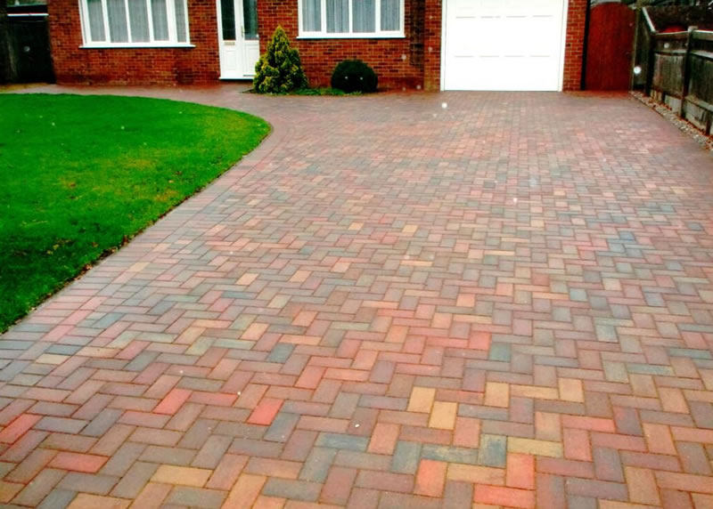 Paved driveway